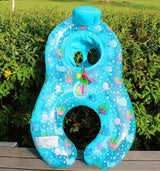 Parent-Child Double Interactive Mother-Child Circle Multicolor Inflatable Children's Swimming Ring Pool Accessories