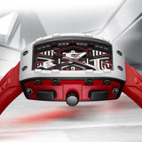 Men's multi-functional cool three eye shaking sonic explosive casual quartz wristwatch - Emete store