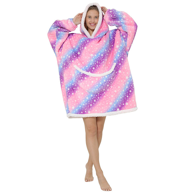 Comfy Hooded Fleece Blanket - emete Store