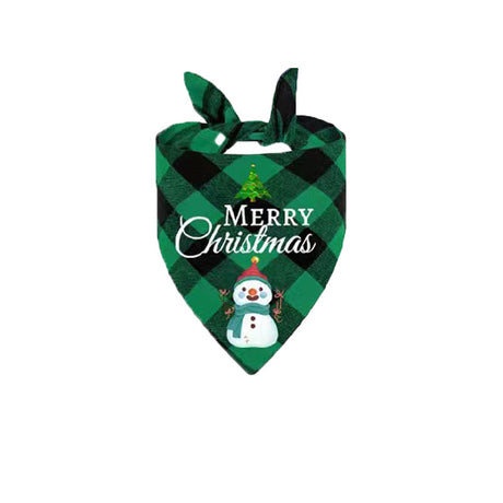Christmas Day Border Protection Pet Small, Medium, and Large Dogs, Dogs, Cats, Teddy Triangular Towels, Water Jars - Emete store
