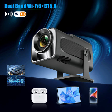 HY320 HD Projector 4K Short Focus Home Cinema Wall Projection - Emete store