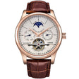 LIGE Brand Men Watches Automatic Mechanical Watch Tourbillon Sport Clock Leather Casual Business Retro Wristwatch Relojes Hombre - Emete store