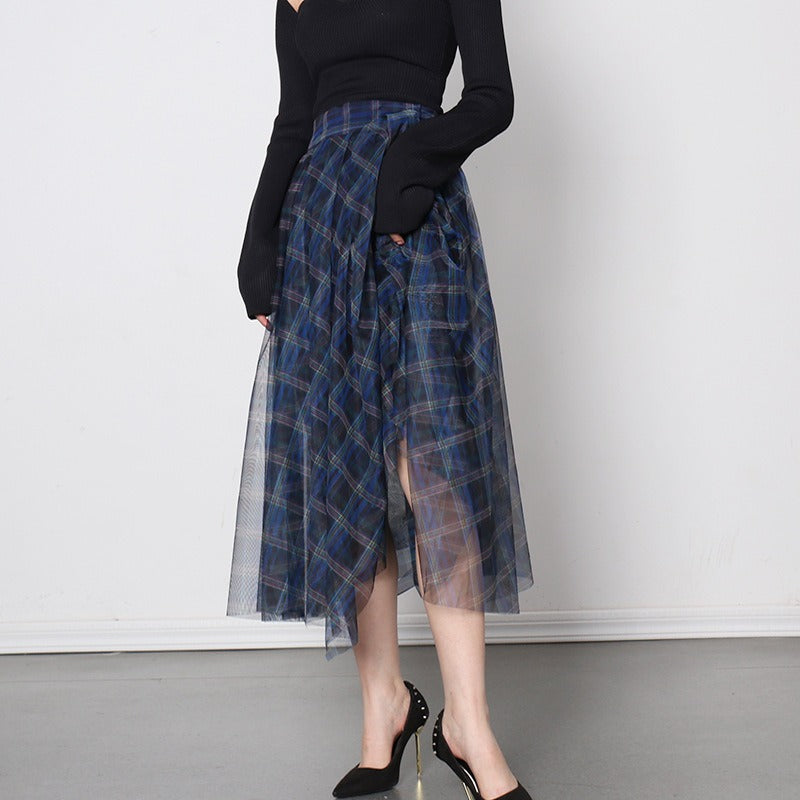 Multi-layer versatile A-line skirt for women - Emete Store