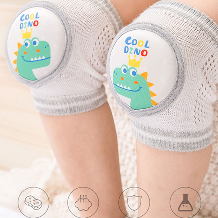 Baby Cute Socks Knee Protection Pad Kids Safety Crawling