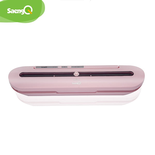 saengQ Best Vacuum Food Sealer 220V/110V Automatic Commercial Household Food Vacuum Sealer Packaging Machine Include 5Pcs Bags