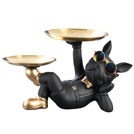 Cute French Bulldog Resin Figurine, Perfect for Table Decoration - Emete store