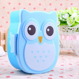 Microwave Bento Container with compartments Case Dinnerware bento box food box Storage for kids Kawaii Owl school lunch box