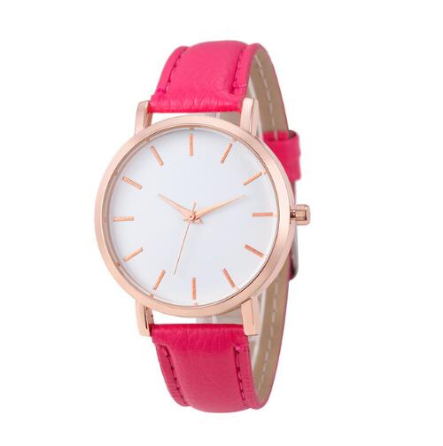 Leather Stainless Quartz Wrist Watches Women - Emete Store