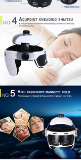 New Electric Head Massager Wireless Scalp Massager Automatic Vibration Heating Scalp Head Massager - Emete store
