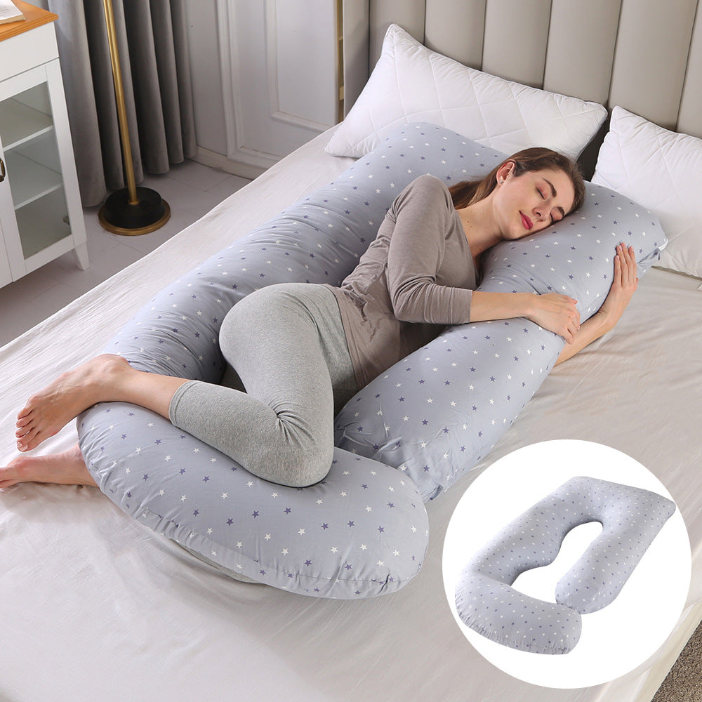 Emete J-shaped pregnancy sleeping pillow