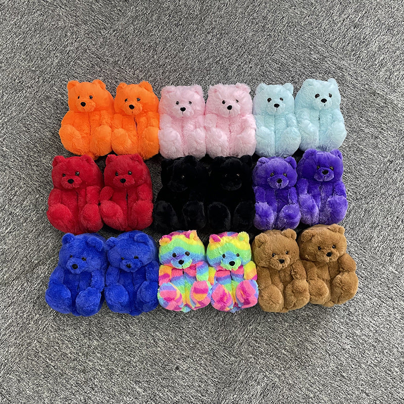 Teddy Bear Slippers - Emete Store