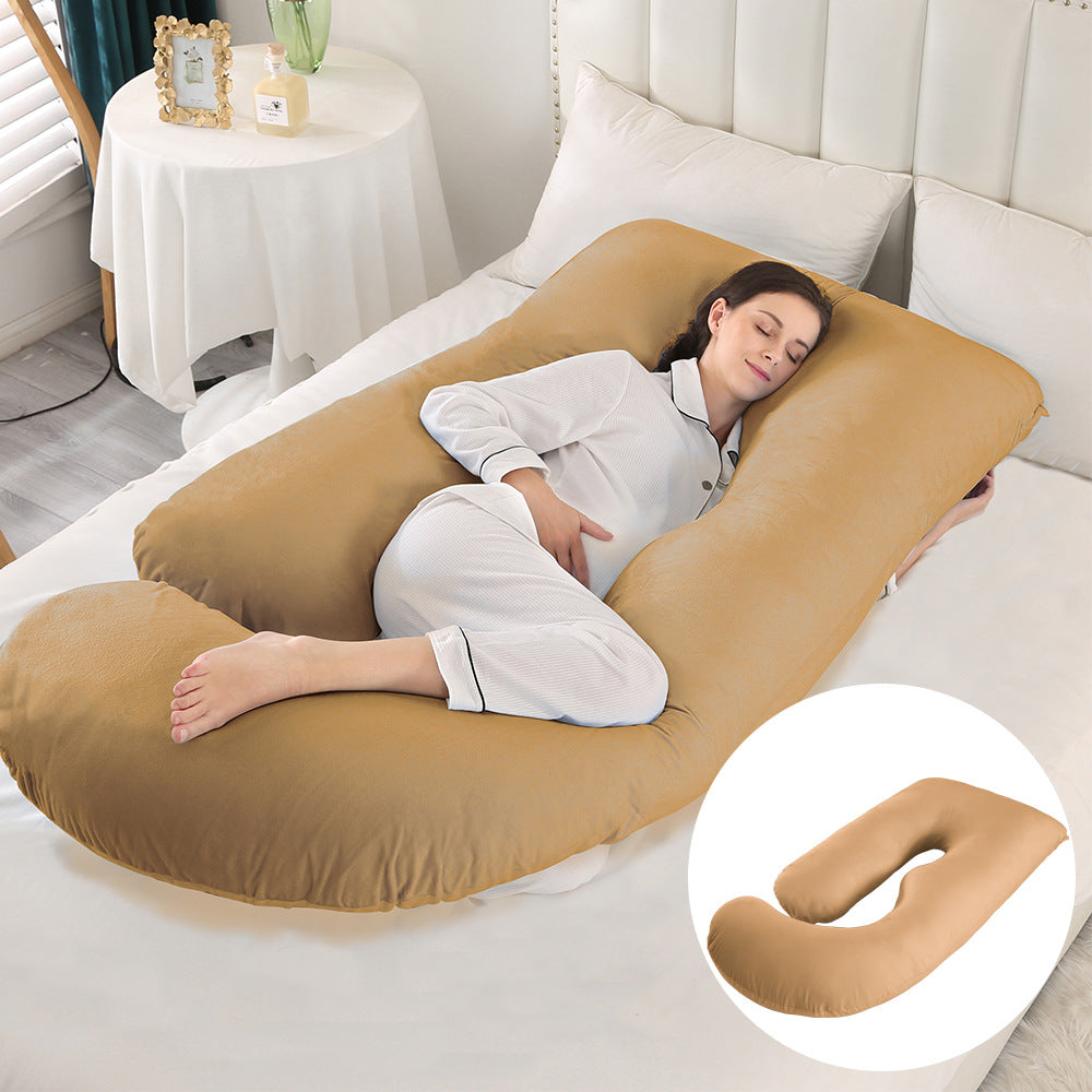 Emete J-shaped pregnancy sleeping pillow