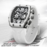 Men's multi-functional cool three eye shaking sonic explosive casual quartz wristwatch - Emete store