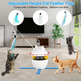 Chasing Exercising Laser Toy USB Rechargeable 4-in-1 Cat Toys Indoor Electric Interactive Toys with Ball  Pet cat Teasing cats - Emete store