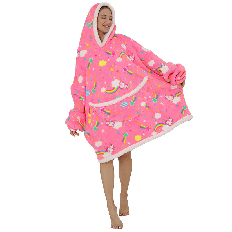 Comfy Hooded Fleece Blanket - emete Store