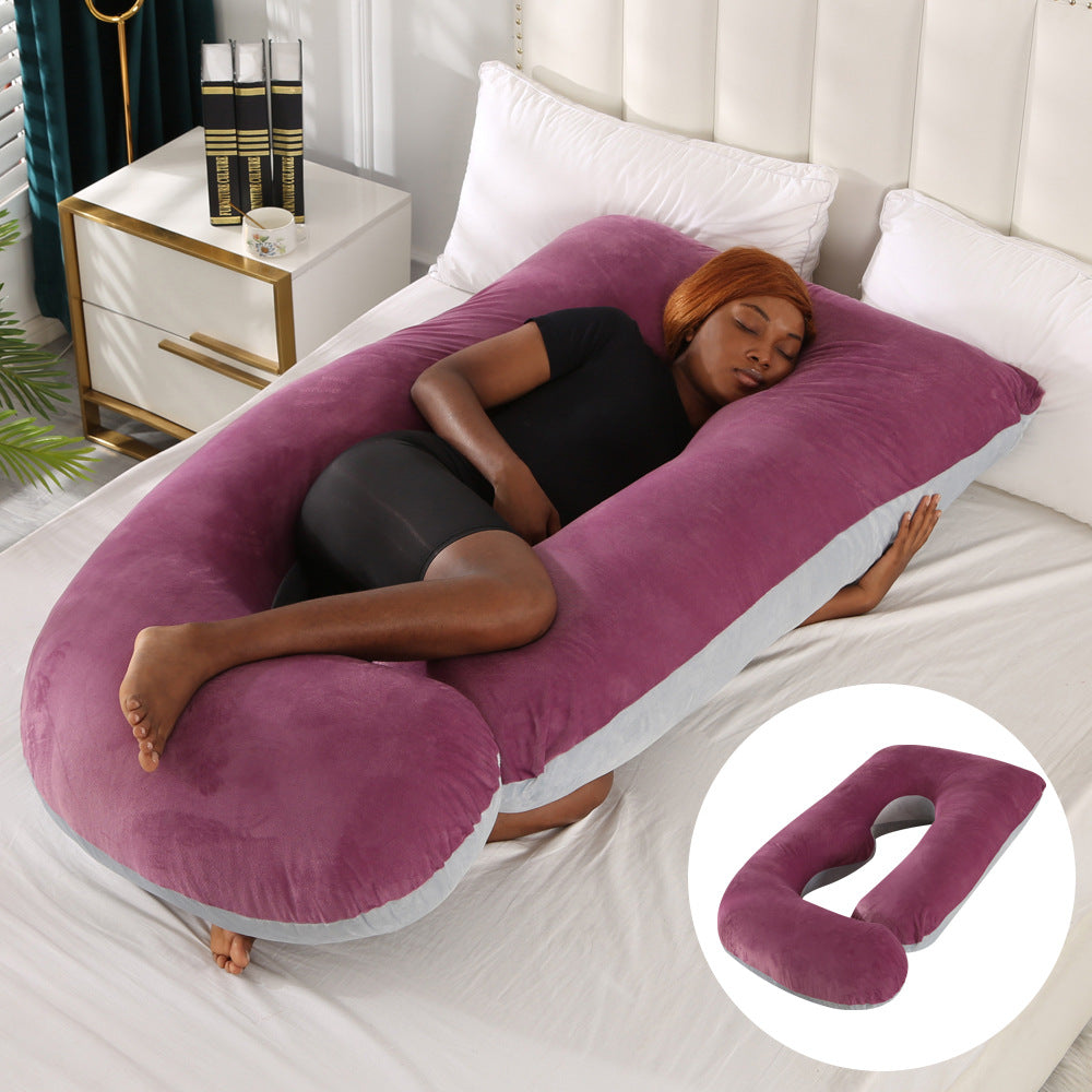 Emete J-shaped pregnancy sleeping pillow