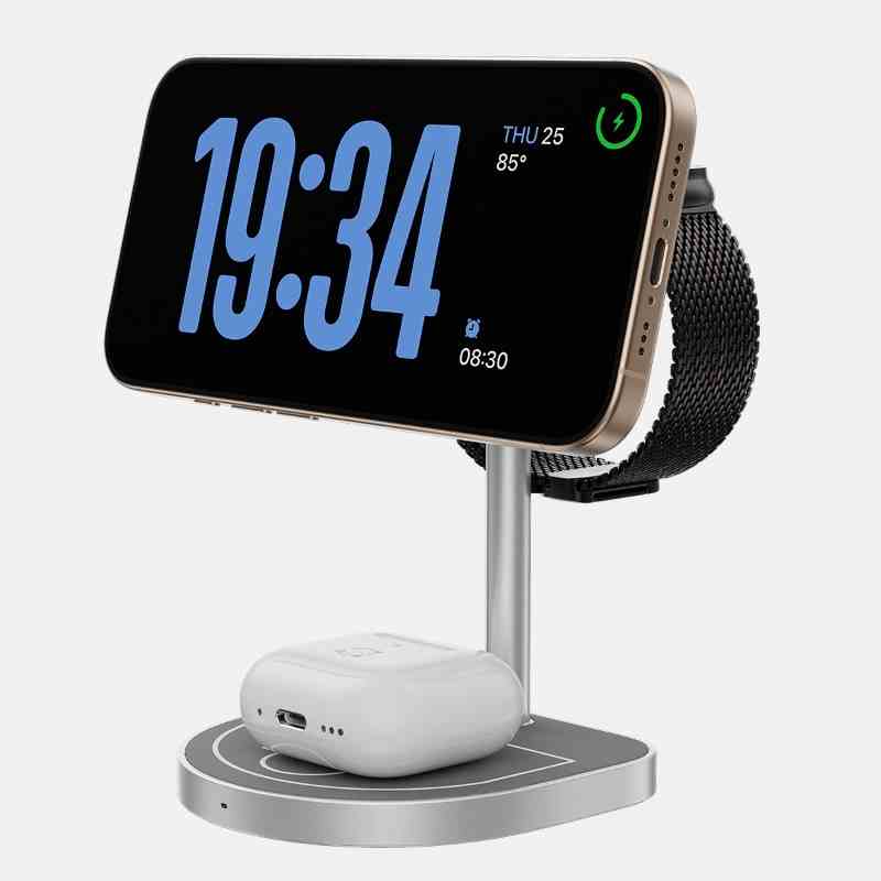 KUXIU X85 3-in-1 Basketball Magnetic Wireless Charger Compatible with Apple Family Bucket, Giving Boyfriend a Good Item - Emete store