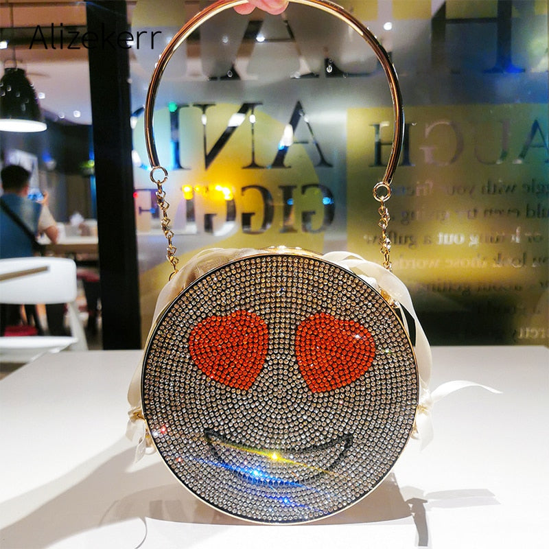 Smiling Face Diamond Bag - Emete Store