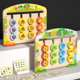 Wooden animal positioning game, thinking and logic, children's training, intelligence, cognition, early education