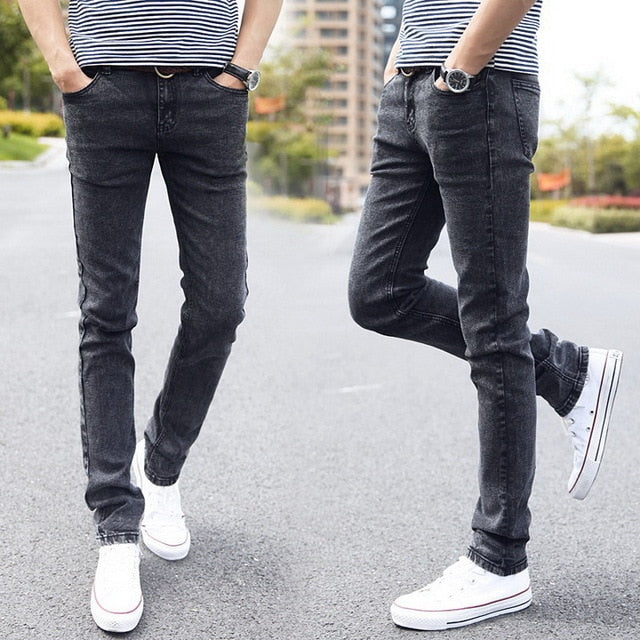 Denim Skinny Jeans Distressed Men - Emete Store