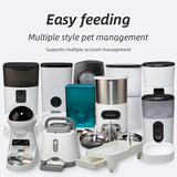 Wifi Smart APP Pet Feeder Household use Microchip Dog Automatic Pet Feeder Automatic Pet Feeder - Emete store