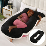 Emete J-shaped pregnancy sleeping pillow