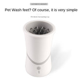 Pet Automatic Foot Washing Cup Smart Automatic Dog Cat Cleaning Paw Pet Cleaning Cup - Emete store