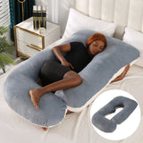 Emete J-shaped pregnancy sleeping pillow