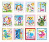 8Pcs Kids DIY Button Stickers Drawing Toys