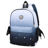 New small fresh gradient color junior high school student schoolbag high school student backpack bow backpack girl