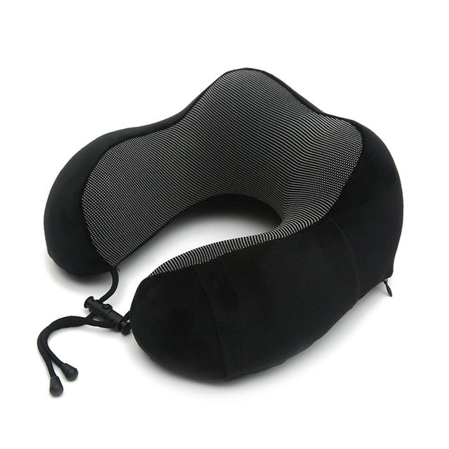 U Shaped Memory Foam Neck Pillows Soft Travel Pillow Neck Cervical Airplane Pillow 30*28*14CM Cervical Travel Healthcare Bedding