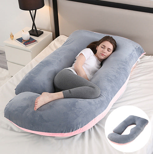 Emete J-shaped pregnancy sleeping pillow