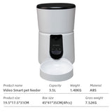 Wifi Smart APP Pet Feeder Household use Microchip Dog Automatic Pet Feeder Automatic Pet Feeder - Emete store