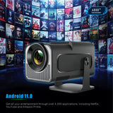 HY320 HD Projector 4K Short Focus Home Cinema Wall Projection - Emete store