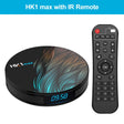 Android 9.0 HK1 MAX Mini Smart TV Box 2.4G/5G Wifi RK3328 Quad-Core BT 4.0 Set Top Box Media Player 4G+32G/64G PK TX6 X96 HK1MAX - Emete store