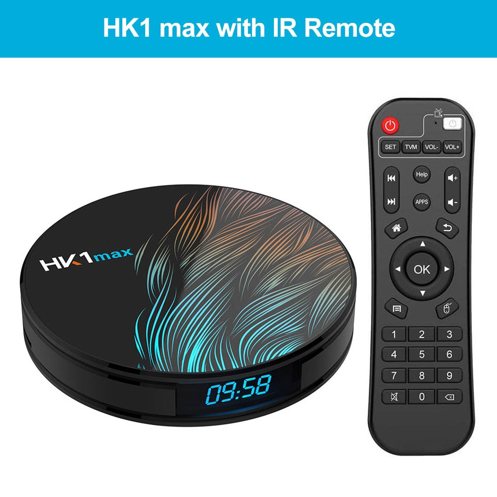 Android 9.0 HK1 MAX Mini Smart TV Box 2.4G/5G Wifi RK3328 Quad-Core BT 4.0 Set Top Box Media Player 4G+32G/64G PK TX6 X96 HK1MAX - Emete store