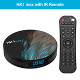 Android 9.0 HK1 MAX Mini Smart TV Box 2.4G/5G Wifi RK3328 Quad-Core BT 4.0 Set Top Box Media Player 4G+32G/64G PK TX6 X96 HK1MAX - Emete store