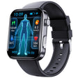 F300 smartwatch ECG electrocardiogram monitoring SOS fall alarm blood glucose and blood pressure watch HRV report - Emete store