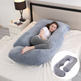 Emete J-shaped pregnancy sleeping pillow