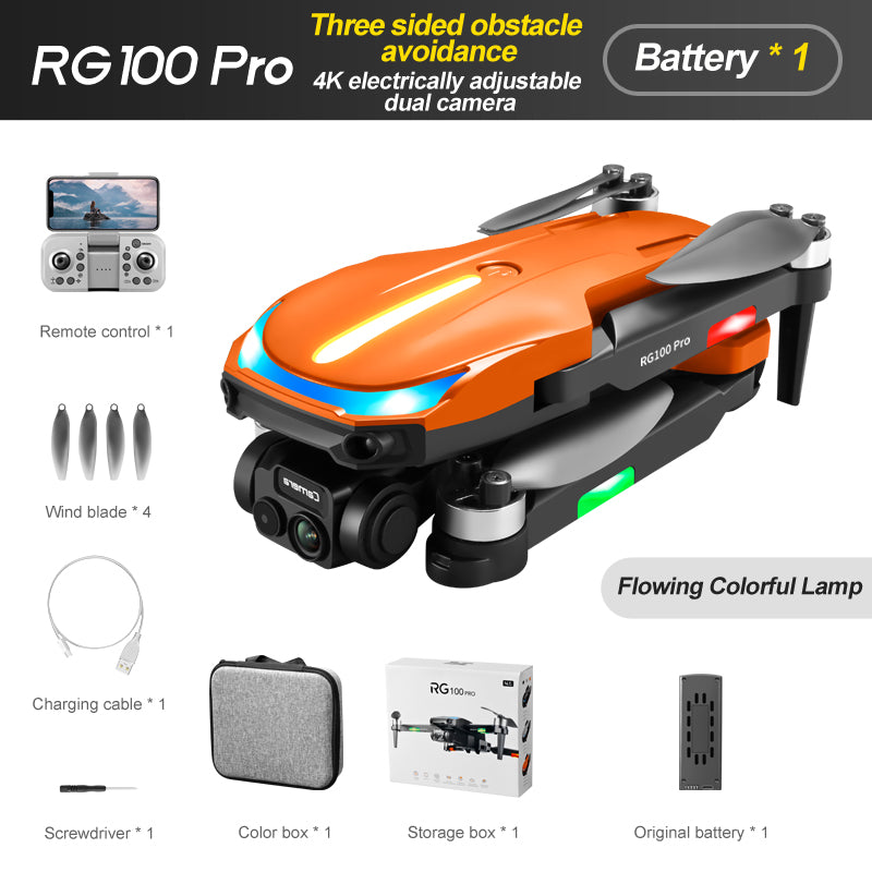 RG100PRO RC Drone - 4K HD Aerial Photography, Obstacle Avoidance - Emete Store