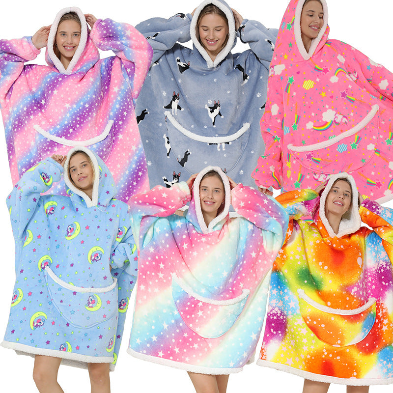 Comfy Hooded Fleece Blanket - emete Store