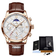 Lige New Quartz Watch Quartz Multifunction Chronograph Waterproof Watch - Emete store