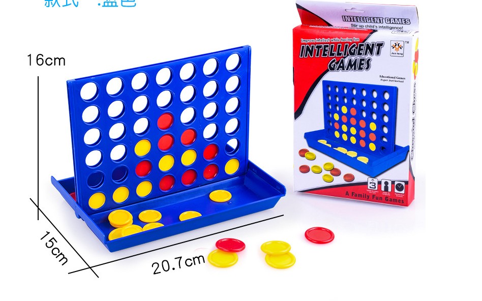 1 Set Connect 4 In A Line Board Game Children's Educational Toys