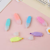 1 PCS Cute Mini Highlighter Lovely Cartoon Paint Marker Pen School Office Office Stationery Supply Capsule Vitamin Kawaii Funny