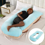 Emete J-shaped pregnancy sleeping pillow