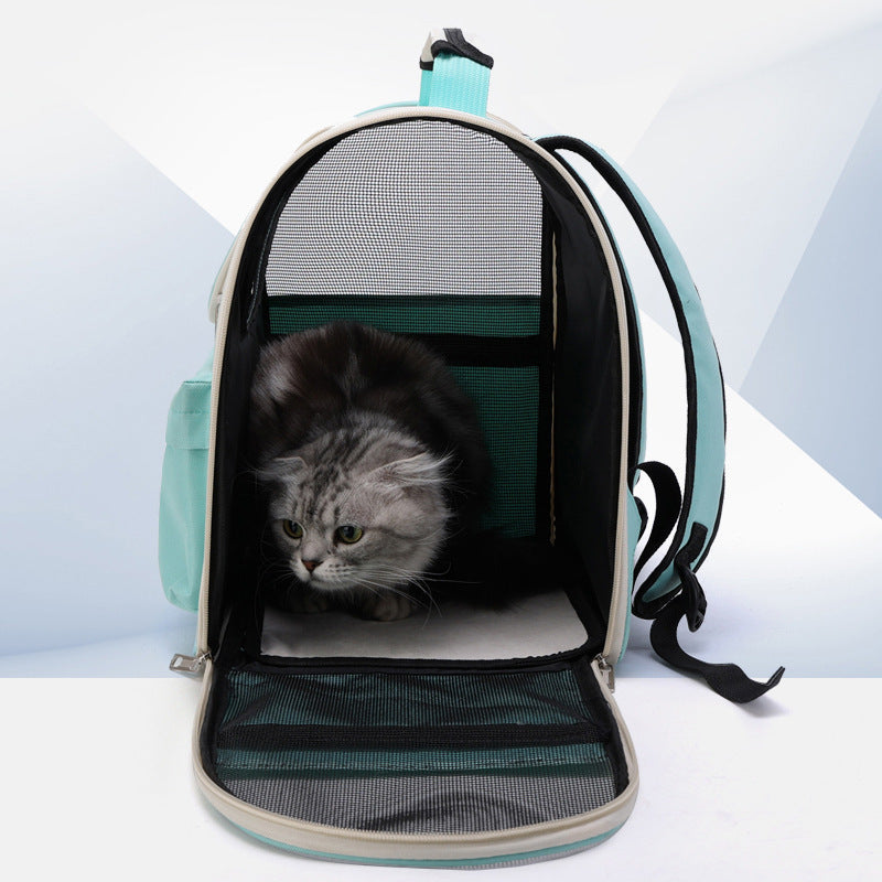 Portable Cat Carrier Bags Outdoor Windproof Travel Backpack Small Dogs Cat Sunscreen Transport Carrying Bag