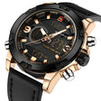 NAVIFORCE Luxury Brand Men Analog Digital Leather Sports Watches Men's Army Military Watch Man Quartz Clock Relogio Masculino - Emete store