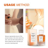 Lily Women Pheromone Perfume, Wrist Behind Ear Neck Natural Long-Lasting Light Fragrance Delicate Elegance Exudes Feminine Charm - Emete store