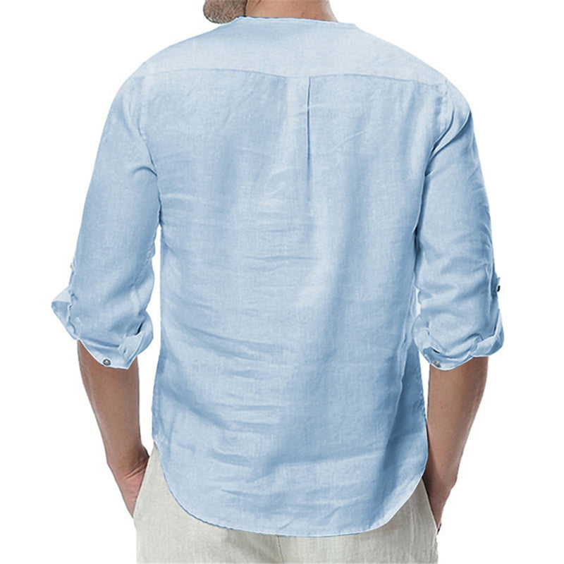 Men's Casual Breathable Solid Shirt