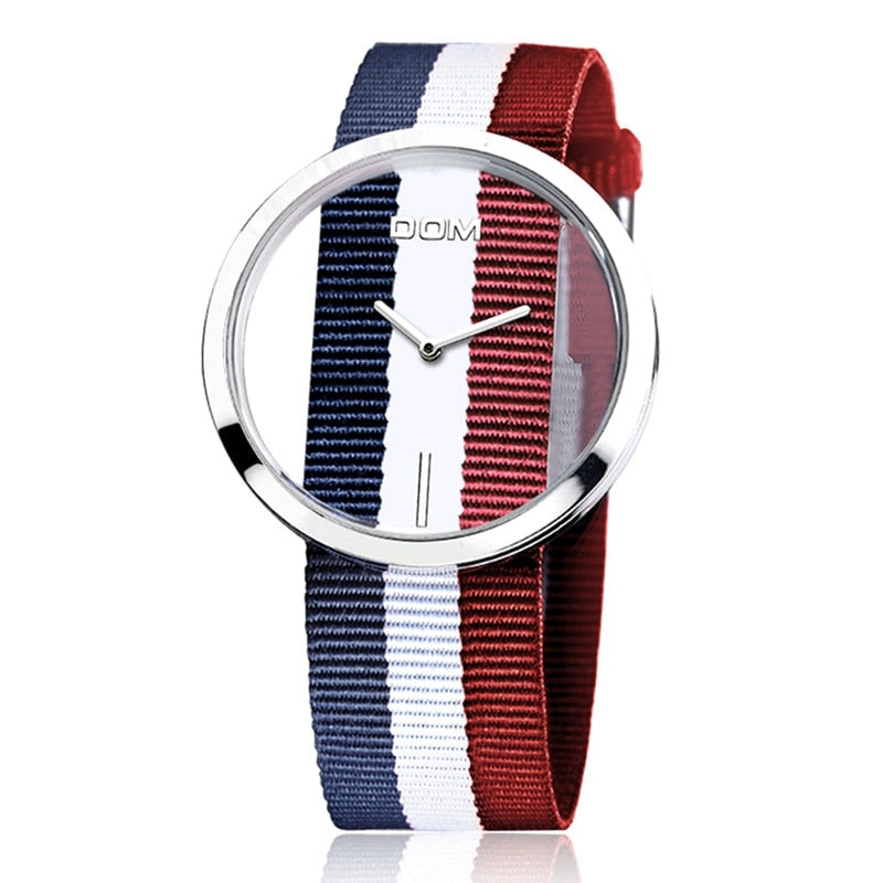 DOM fashion Women Watches Luxury Women Bracelet Quartz twatch for women Quartz Watch wristwatch girl waterproofk genuine leather - Emete store